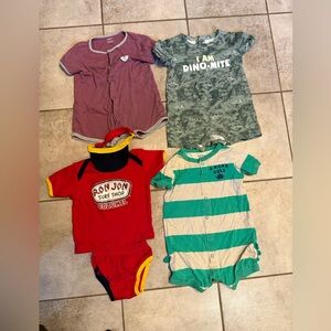 Baby Toddler boy Summer Outfit Set of 4 -  18-24 months